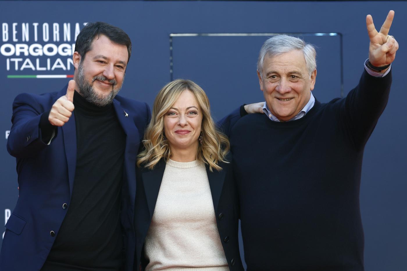 Governo, incontro a pranzo Meloni-Salvini-Tajani