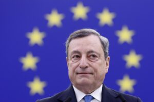 Meeting al Parlamento europeo di Strasburgo, Le parole di Mario Draghi