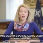 Consiglio europeo, premier Estonia: “Ammiro Draghi, adatto come presidente”