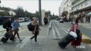 Grecia, lo sciopero dei trasporti paralizza il paese