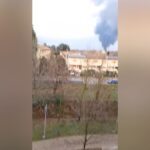 Milano, incendio a Truccazzano: il fumo si vede a chilometri di distanza