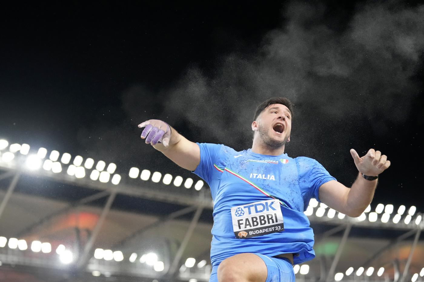 Atletica, Mondiali: Leonardo Fabbri bronzo nel peso