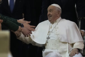 Papa Francesco presiede la liturgia del Mercoledì delle Ceneri nella basilica di Santa Sabina all'Aventino