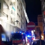 Savona, salvate due persone nell’incendio in un condominio