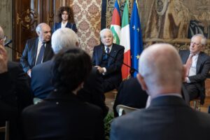 Quirinale: Sergio Mattarella riceve presidente Casagit Gianfranco Giuliani