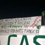 Pontida, striscione militanti Lega sul pratone: “Congresso subito”
