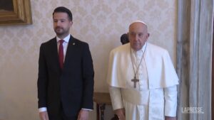 Vaticano, Papa riceve presidente Montenegro