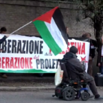 Roma, protesta pro Gaza davanti all’ambasciata israeliana