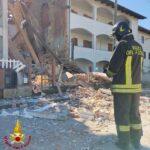 Romano Canavese, esplosione e crollo palazzina