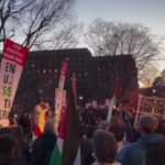 Usa, proteste pro Palestina davanti alla Casa Bianca
