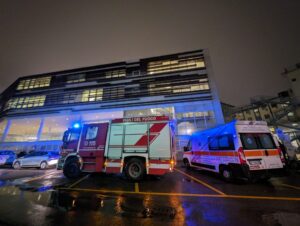 Milano, principio di incendio in locale pronto soccorso Policlinico