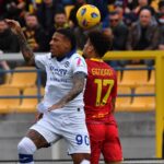 Lecce-Verona 0-1, tensione a fine partita