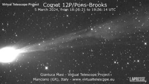 La cometa 12P/Pons-Brooks sarà vicina alla Terra