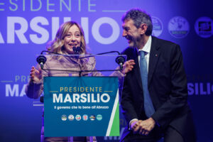 Abruzzo, Meloni: “Storica riconferma Marsilio, grande orgoglio”
