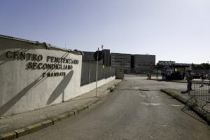 MATTEO SALVINI VISITA IL CARCERE DI SECONDIGLIANO A SCAMPIA