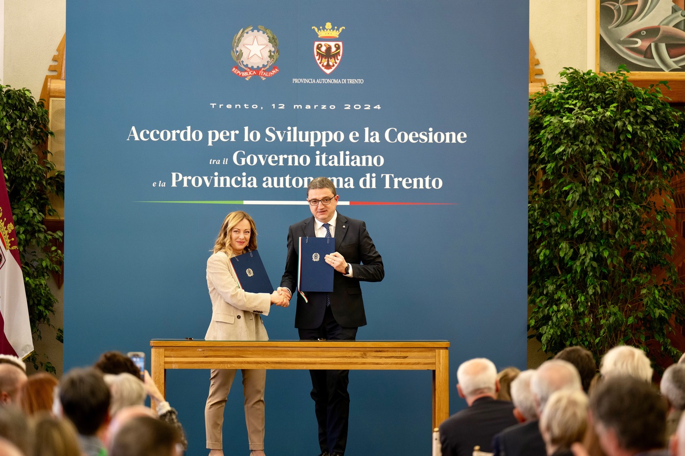 Fondi coesione, Meloni a Bolzano per firma accordo