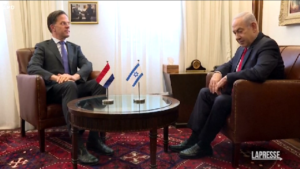 Israele, il premier olandese Rutte ricevuto da Netanyahu