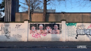 Milano, la street art di aleXsandro Palombo contro il fondamentalismo islamico