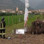 Vicenza, parapendista muore folgorato su cavi media tensione