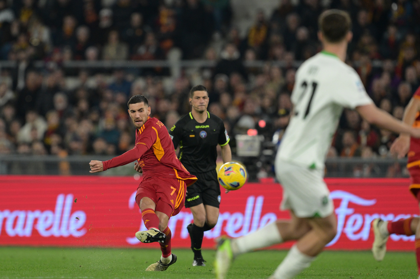 Roma-Sassuolo 1-0, Pellegrini piega i neroverdi