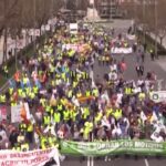 Madrid, agricoltori in protesta contro politiche Ue