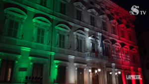 Unità Nazionale, Palazzo Madama si illumina col Tricolore