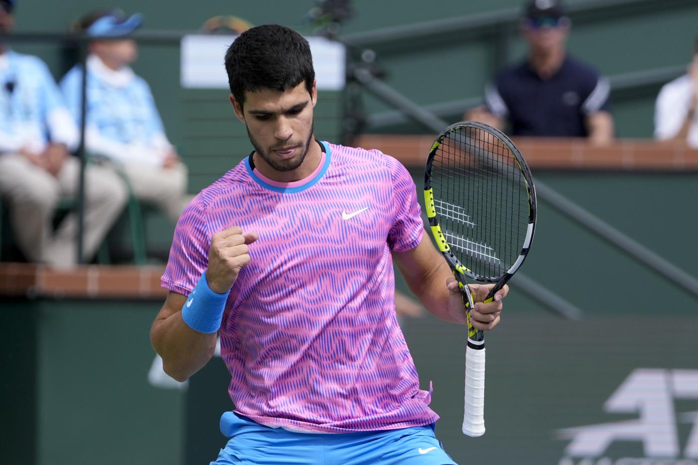 Indian Wells, vince Alcaraz: battuto Medvedev