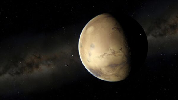 MARS AND ITS TWO MOONS