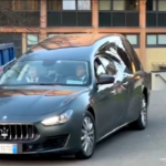 Joe Barone, carro funebre lascia ospedale San Raffaele