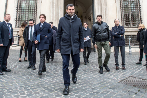 Palazzo Chigi - Incontro ta Giuseppe conte ed una delegazione di Sindaci
