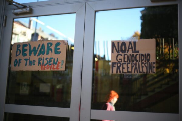 Palazzo Nuovo a Torino occupato