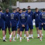 Calcio, primo allenamento per gli Azzurri a Miami e incontro con Sinner