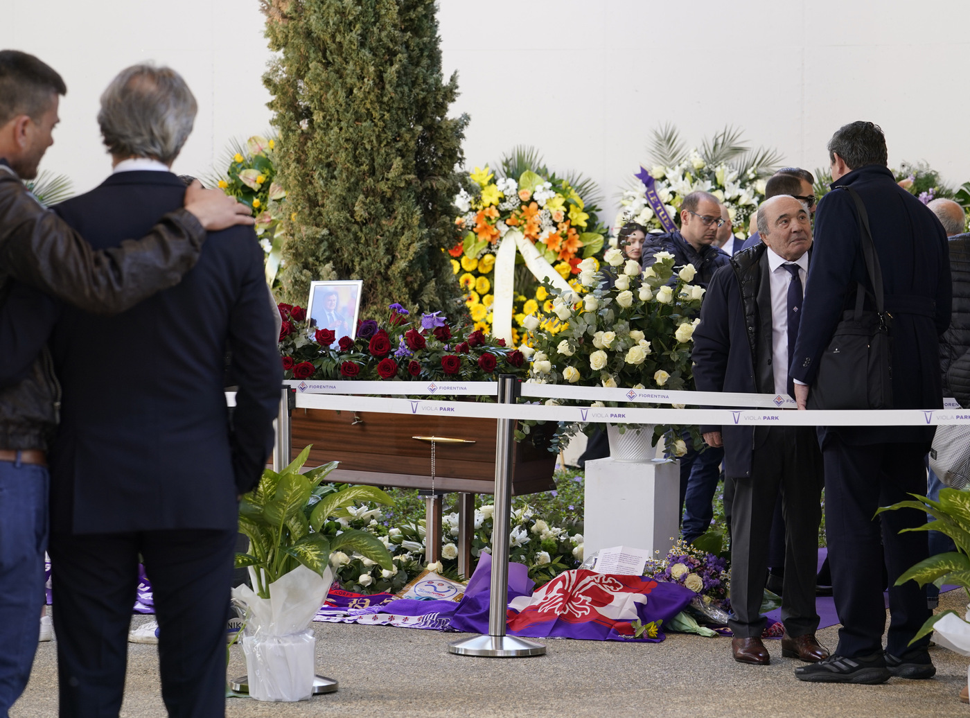 Joe Barone, al Viola Park la camera ardente del dg della Fiorentina