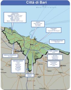 Bari, la mappa della criminalità organizzata in città