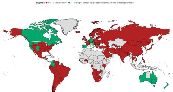Fine vita, solo in Italia è legale per i malati con trattamento di sostegno vitale