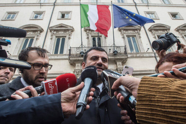 Palazzo Chigi - Incontro ta Giuseppe conte ed una delegazione di Sindaci