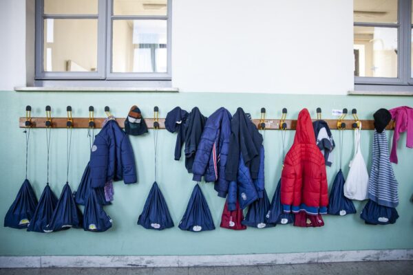 Alunni nella scuola primaria Gino Capponi