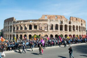 Manifestazione Roma città libera dalle mafie