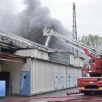 Bergamo, domato incendio in un’azienda a Caravaggio