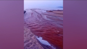 Sardegna, fiume rosso nel mare di Piscinas: allarme fra le dune di sabbia