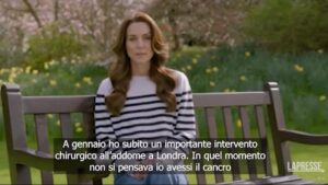 “Ho un cancro”, l’annuncio di Kate Middleton in un video