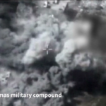 Gaza, Idf diffonde video di raid contro strutture di Hamas