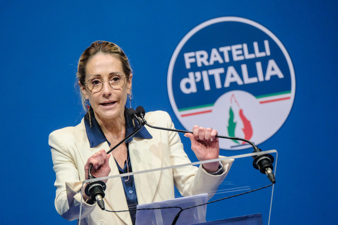 Congresso FdI a Roma, Arianna Meloni: “Non è capocrazia, siamo tutti militanti”