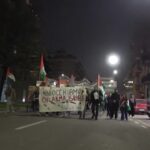Milano, corteo contro azienda accusata di esportare armi in Israele