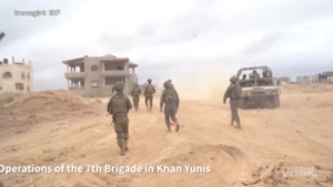 Gaza, esercito Israele diffonde video di operazioni a Khan Younis