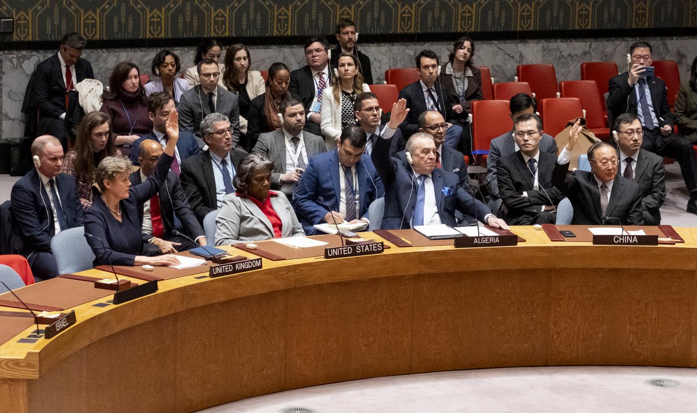 Gaza, Consiglio Sicurezza Onu chiede cessate il fuoco: è la prima volta