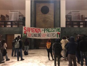 Roma, rettorato La Sapienza occupato da studenti pro-Gaza