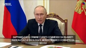 Russia, Putin: “Attentato a Mosca opera di estremisti islamici”