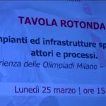 Milano, tavola rotonda su impianti sportivi e nuovo stadio