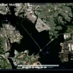Baltimora, l’animazione mostra il percorso della nave prima di colpire il ponte